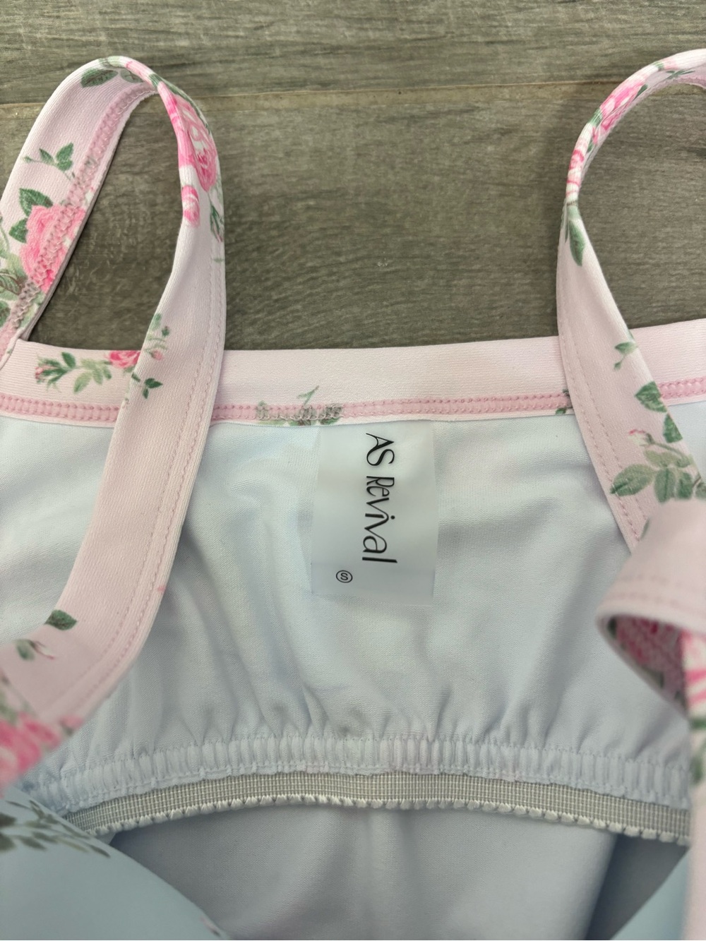 Altr’d State Floral Blue & Pink Two-Piece Crop Top and Skirt Set NWT - Picture 11 of 13